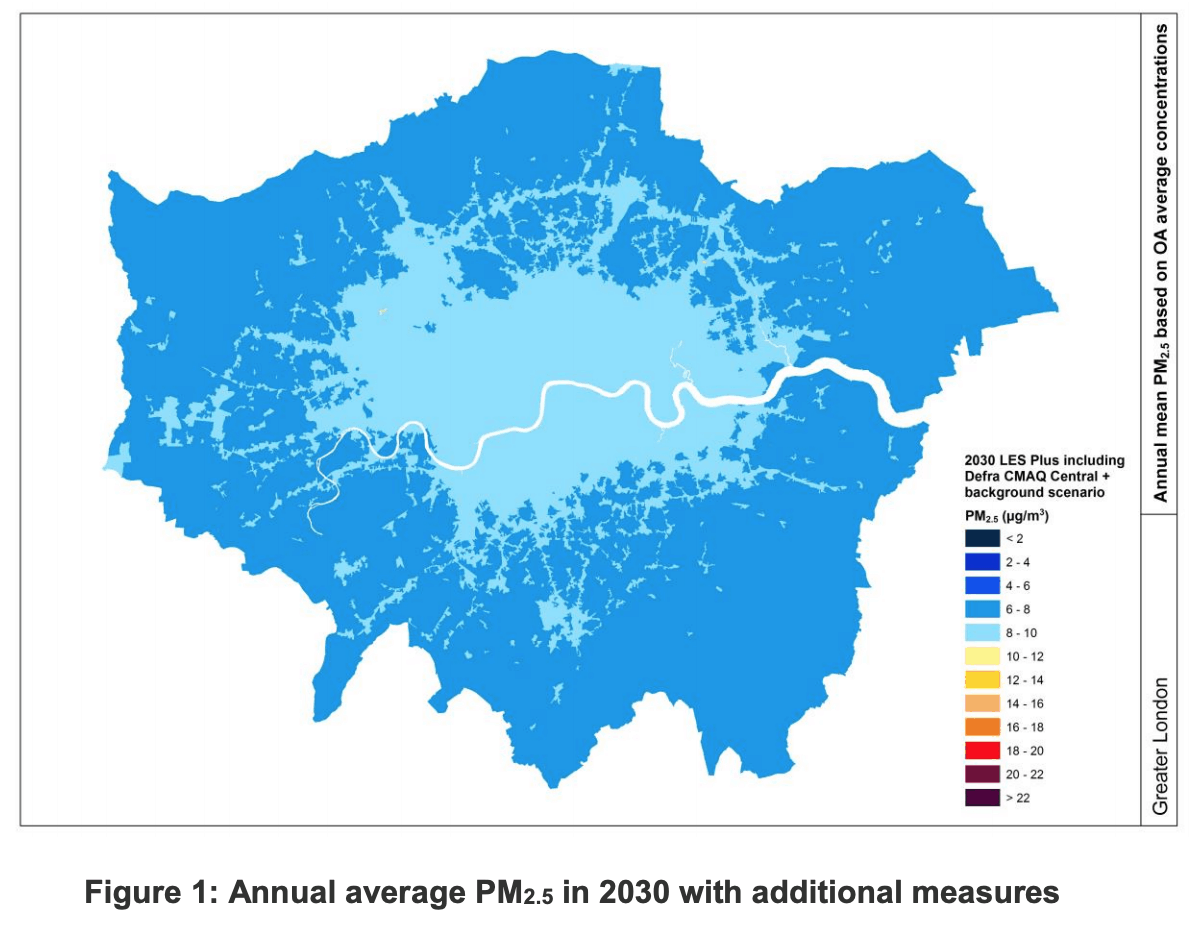 Virtually All Of London Exceeds WHO Air Pollution Limits